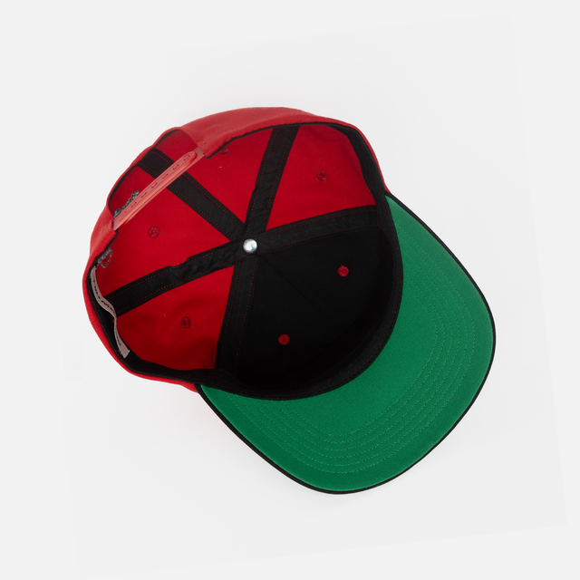 TWO TONE RED CHAMPION SNAPBACK