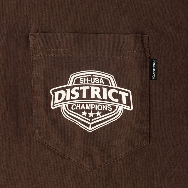 Vintage Brown District Champion Short Sleeve T-Shirt