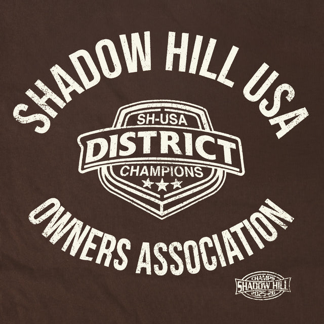 Vintage Brown District Champion Baby Tee