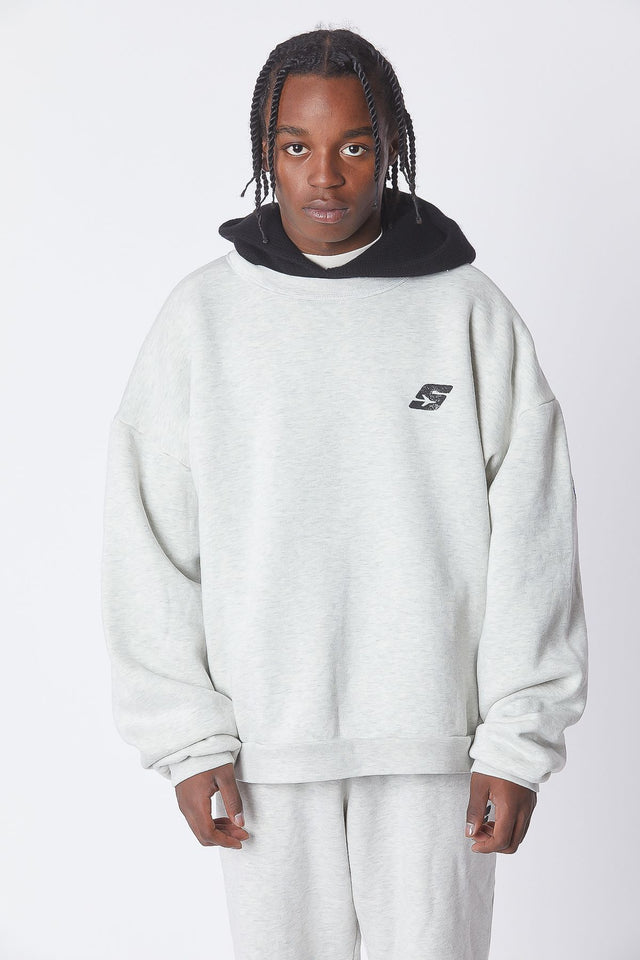 ASH AIR RACING REVERSE COLLAR CREWNECK