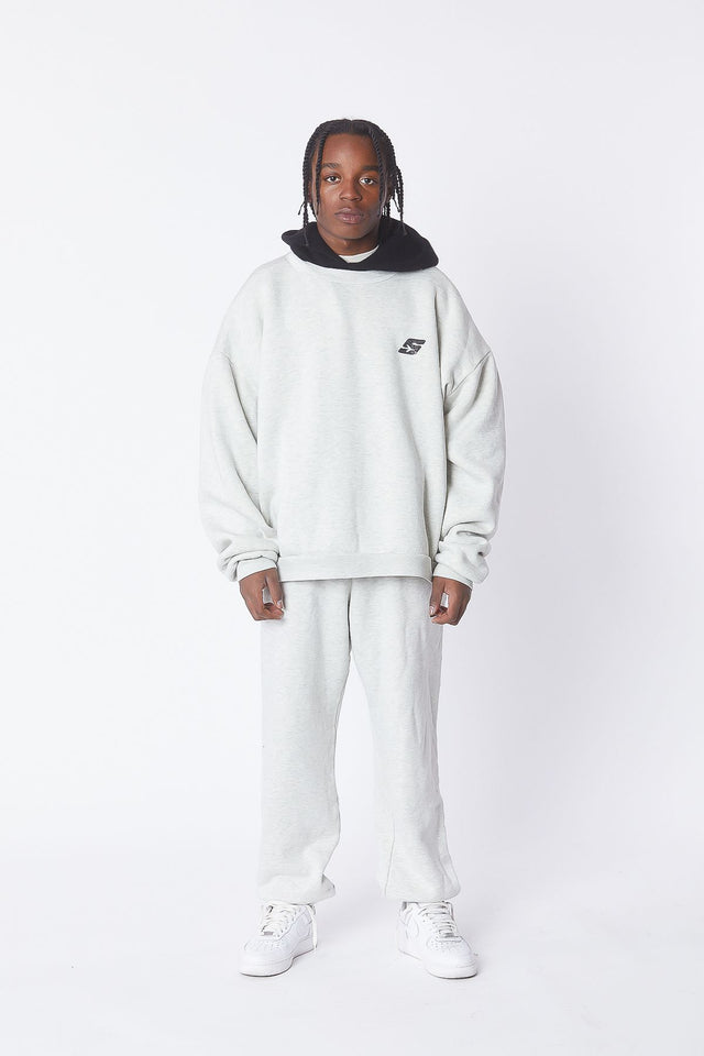 ASH AIR RACING REVERSE COLLAR CREWNECK