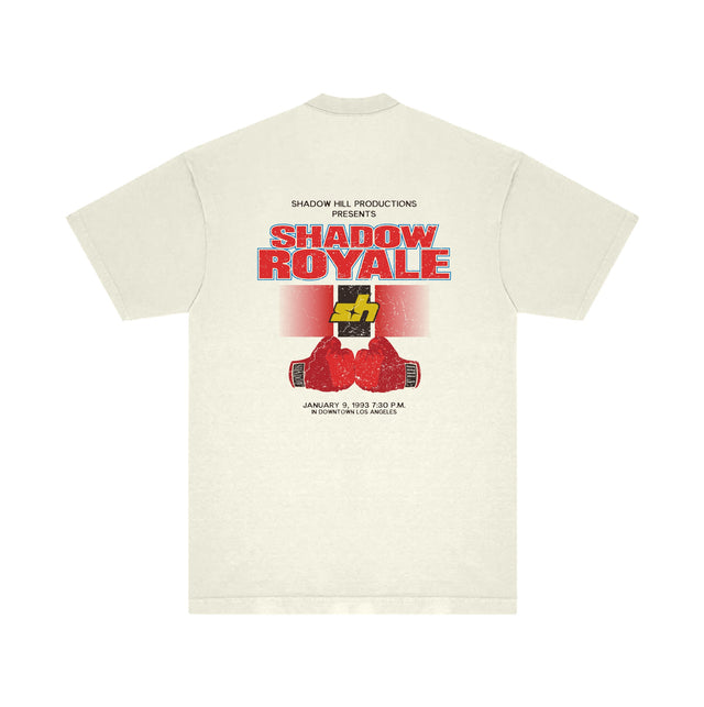 PERFECT CREAM SHADOW BOXING T-SHIRT
