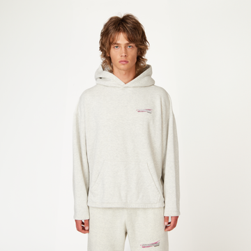 Dove Grey SHR Racing Hoodie - ShadowHillUSA