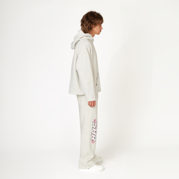Dove Grey SHR Racing Hoodie - ShadowHillUSA