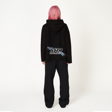 Midnight Black SHR Racing Hoodie - ShadowHillUSA