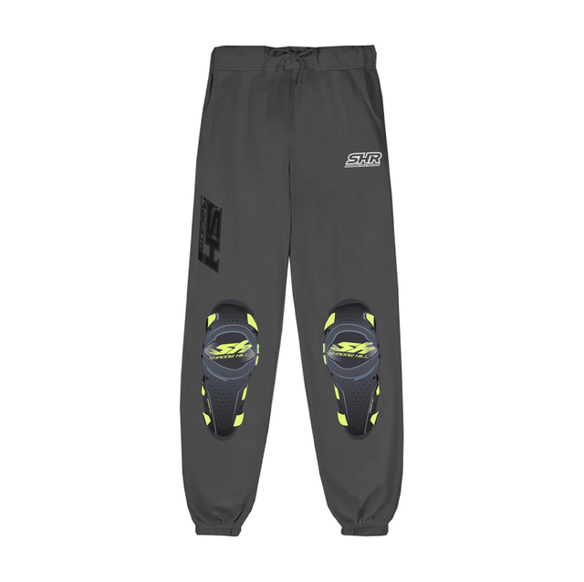 VINTAGE BLACK MOTOCROSS PROTECTOR SWEATPANTS SLATE