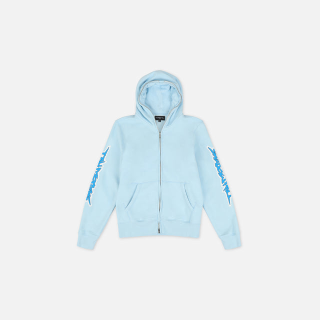 BLUE STORM FULL ZIP HOODIE