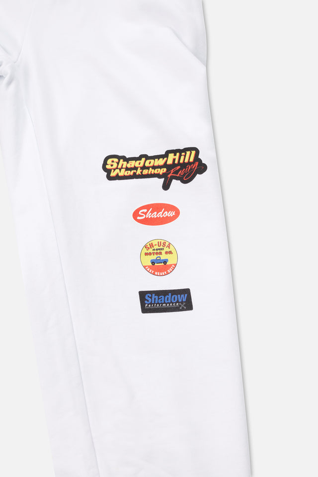 WHITE WORKSHOP SWEATPANTS
