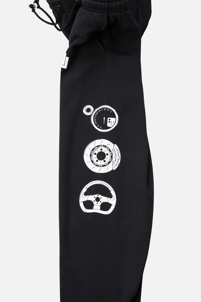 BLACK MECHANICS SWEATPANTS