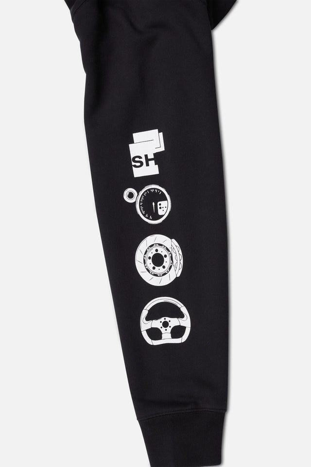 BLACK MECHANICS HOODIE