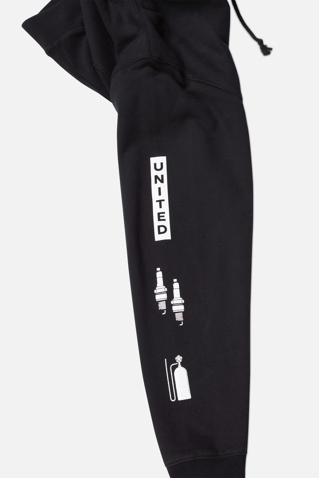 BLACK MECHANICS HOODIE