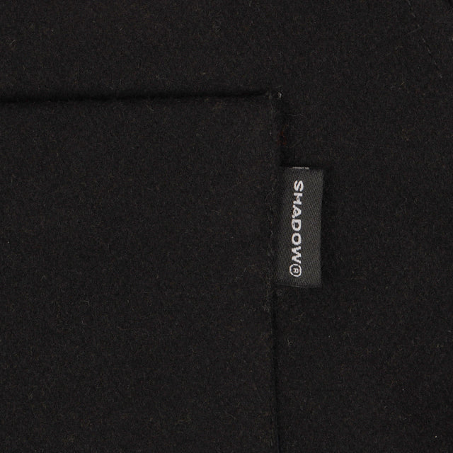 STALLION BLACK WOOL ZIP JACKET