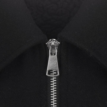 STALLION BLACK WOOL ZIP JACKET