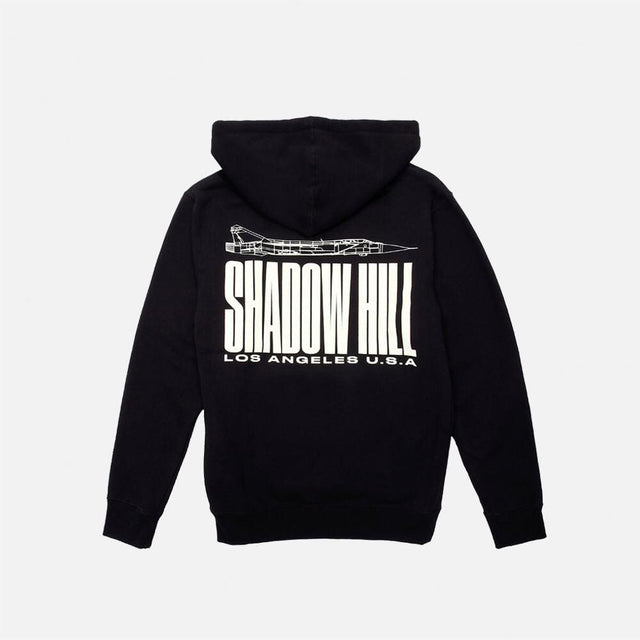 BLACK FIGHTER JET PULLOVER