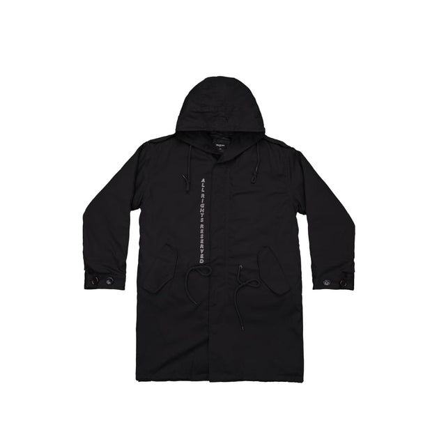 BLACK FORESHADOW FISHTAIL PARKA