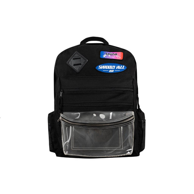 BLACK/SEE THROUGH BACKPACK
