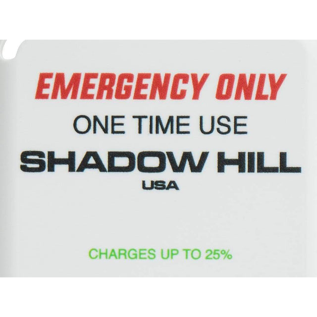 EMERGENCY ONE TIME USE CHARGER