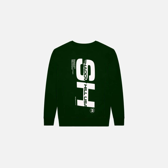 FOREST GREEN UTILITY SWEATSHIRT
