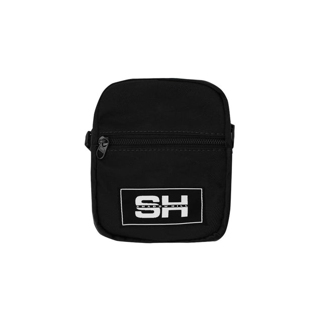 JET BLACK SHOULDER BAG