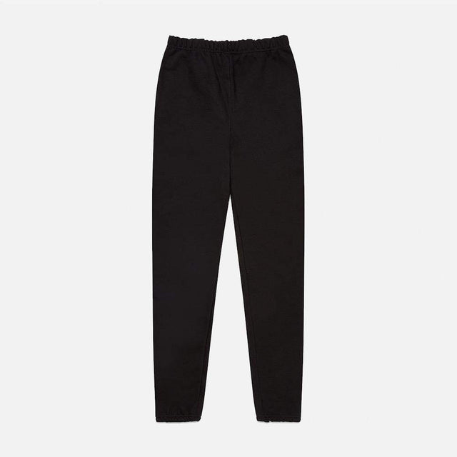 METALLIC SILVER REVERSE WEAVE SWEATPANTS
