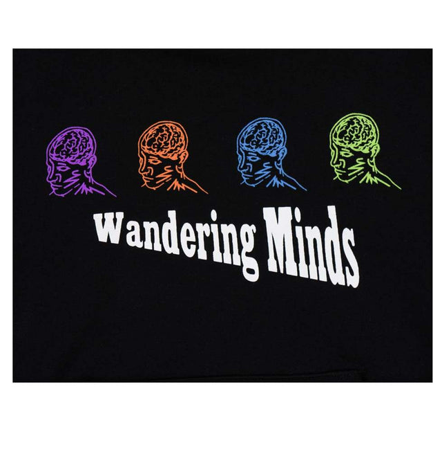 PITCH BLACK WANDERING MINDS HOODIE