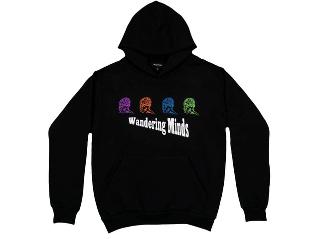 PITCH BLACK WANDERING MINDS HOODIE