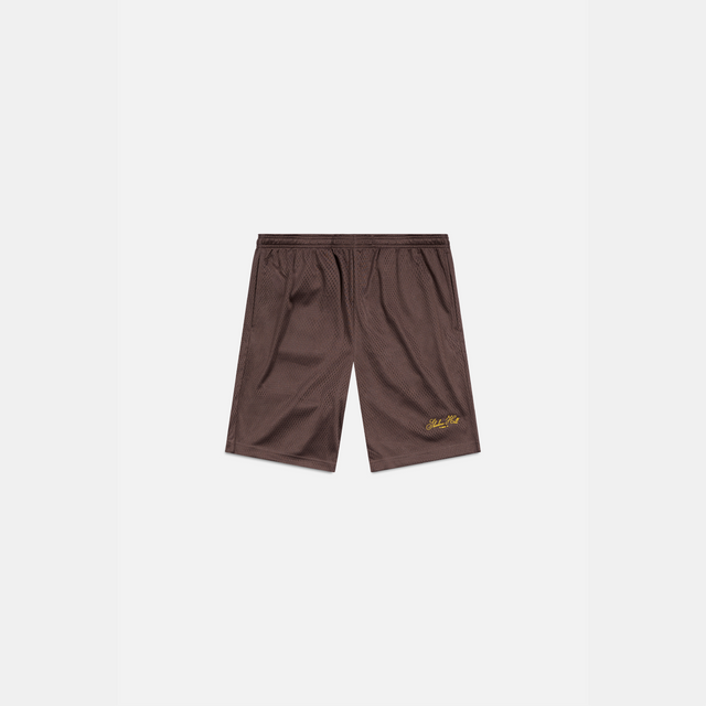 Mocha Brown All-Star Script Short