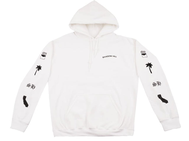 WHITE OVERSIZED MERCH HOODIE V2