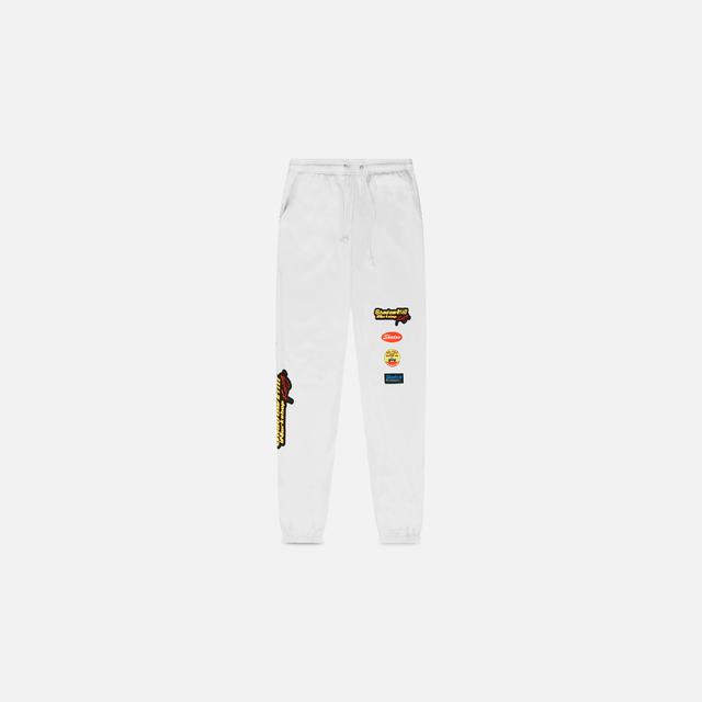 WHITE WORKSHOP SWEATPANTS