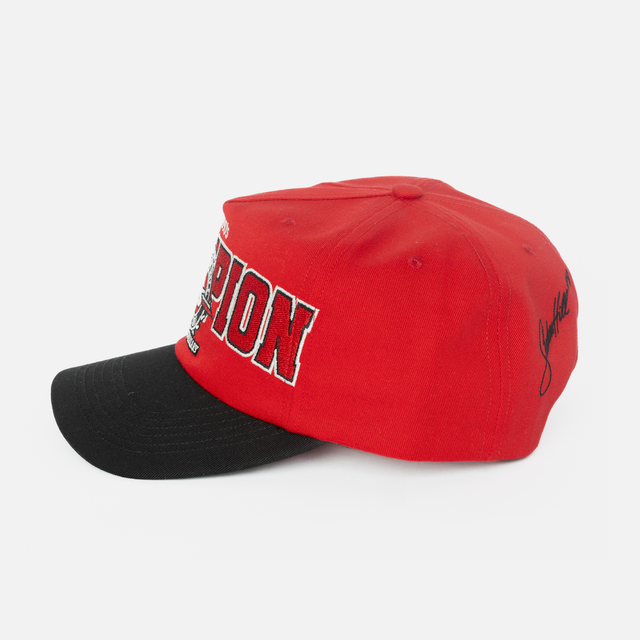 TWO TONE RED CHAMPION SNAPBACK