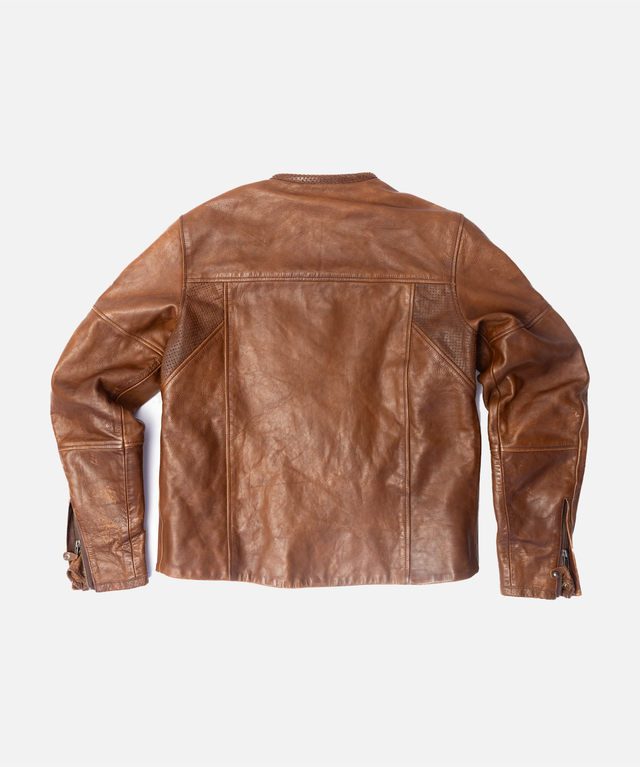 Vintage Moto Oak Leather Jacket