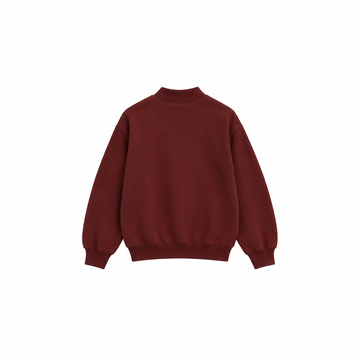 WFU PIKE X SHADOW HILL BURGUNDY MOCK NECK