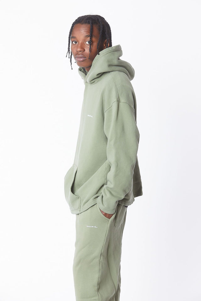 CLASSIC VINTAGE OLIVE HERO HOODIE