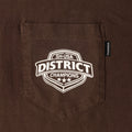 Vintage Brown District Champion Short Sleeve T-Shirt - ShadowHillUSA