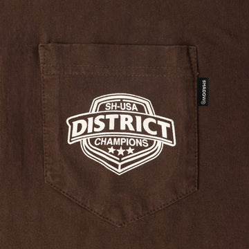 Vintage Brown District Champion Short Sleeve T-Shirt - ShadowHillUSA