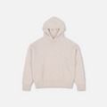 OATMEAL CASHMERE KNIT HOODIE - ShadowHillUSA