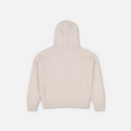 OATMEAL CASHMERE KNIT HOODIE - ShadowHillUSA
