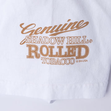 Vintage White Tobacco Baby Tee - ShadowHillUSA