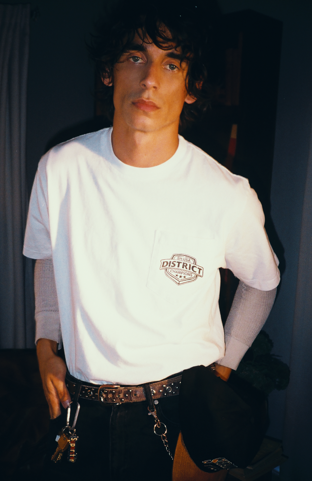 Vintage White District Champion Short Sleeve T-Shirt