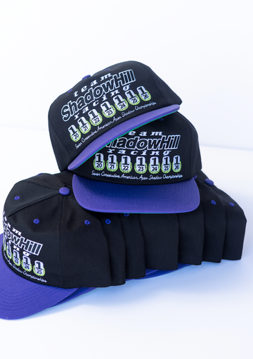 TWO TONE BLACK RACING TEAM SNAPBACK ShadowHillUSA