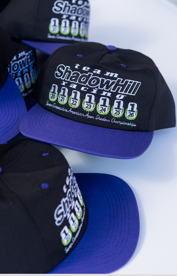 TWO TONE BLACK RACING TEAM SNAPBACK ShadowHillUSA