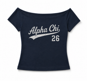ALPHA CHI OFF THE SHOULDER ShadowHillUSA