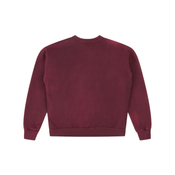 Vintage Burgundy Blue Jeans Crewneck - ShadowHillUSA