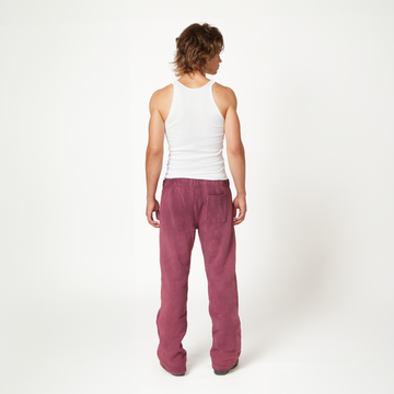 Vintage Burgundy Blue Jeans Sweatpants - ShadowHillUSA