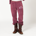 Vintage Burgundy Blue Jeans Sweatpants - ShadowHillUSA