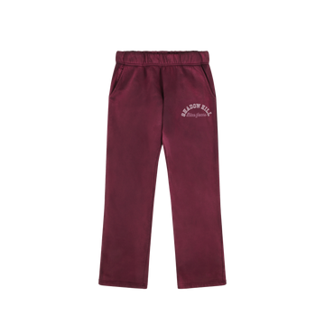 Vintage Burgundy Blue Jeans Sweatpants - ShadowHillUSA