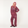Vintage Burgundy Blue Jeans Crewneck - ShadowHillUSA