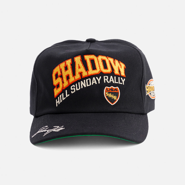 SUNDAY RALLY BLACK SNAPBACK