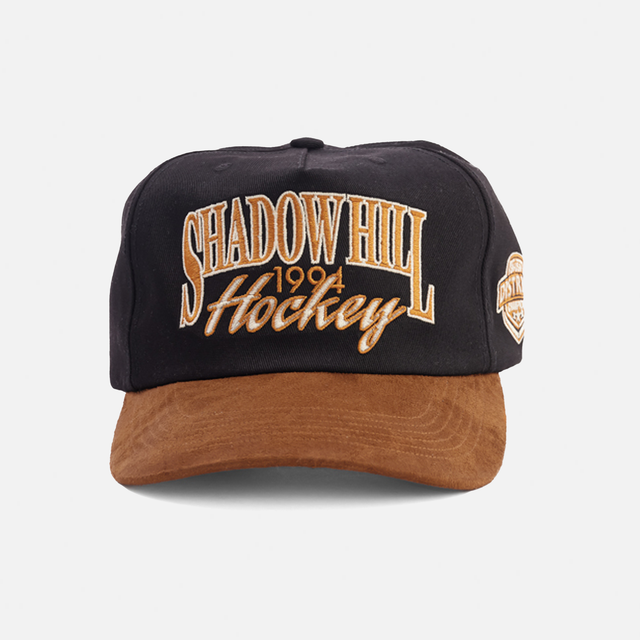 TWO TONE BLACK HOCKEY SNAPBACK