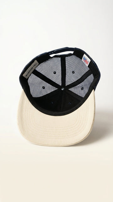 Shadow Hill x Leora Navy Two Tone Trucker Snapback ShadowHillUSA